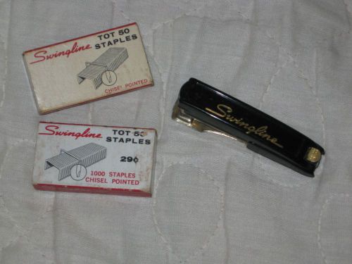 Vintage Swingline Black ToT 50  w/ staples
