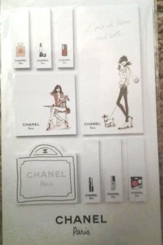 *RARE* Chanel Post It Note Pads - Stocking Stuffer!!