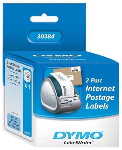 Dymo lp 30384 2 part internet postage label (dym30384) for sale