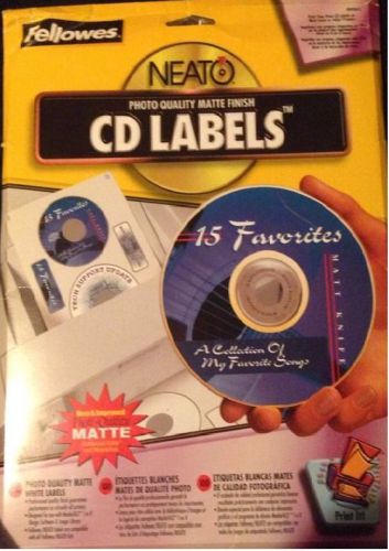 Fellowes NEATO Matte Finish CD labels 99942