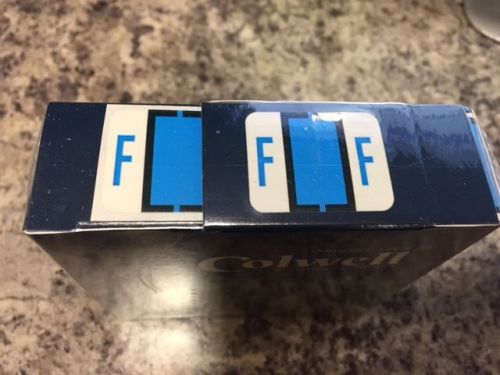 Color Coded Filing Labels Letter F