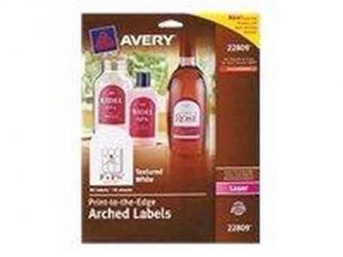 Avery Print-To-The-Edge Arched Labels - Permanent adhesive labels - textur 22809