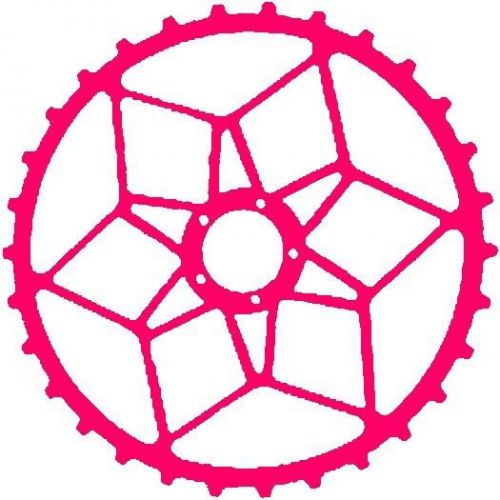 30 Custom Pink Bicycle Gear Art Personalized Address Labels