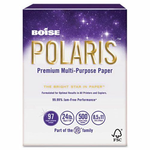 Boise POLARIS Copy Paper, 11 x 17, 24lb White, 2500 Sheets/Carton (CASPOL2417)