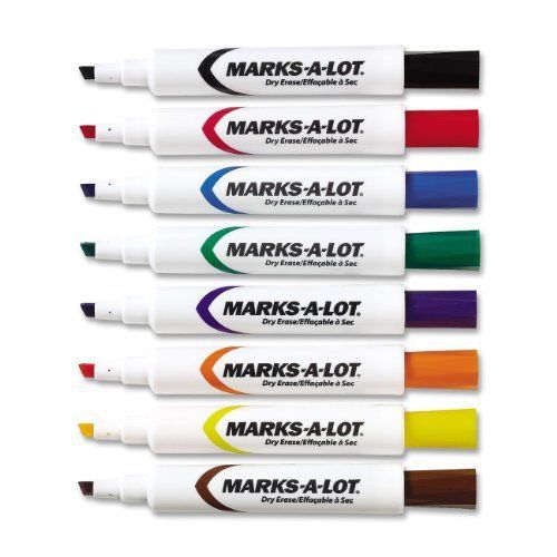 Avery marks-a-lot whiteboard marker - chisel marker point style - (ave24411) for sale