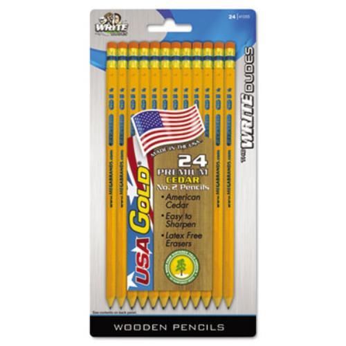 The Board Dudes Pre-sharpened Usa Gold No.2 Pencils - #2, Hb Pencil (41055aa48)