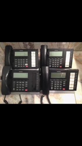 Set of 4 Toshiba DP5022-SD Digital Business Telephones with Speakerphone