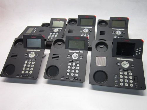 Lot of 6 Avaya 9620 and 9640 phones and SBM24 Key Expansion module