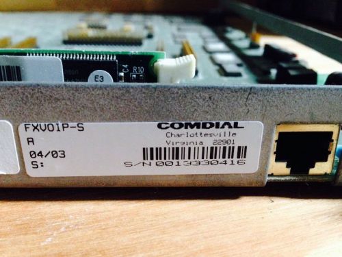 FXVOIP-S Comdial 12 PORT VOICE OVER IP CARD