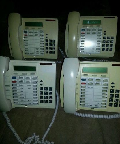 Lot of 4 Mitel 4025 Superset Telephones Used