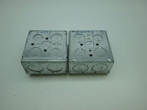 LOT 2 NEW STEEL CITY 52171 1 PRE-GALVANIZED STEEL SQUARE BOX D396468