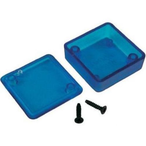 Hammond 1551mtbu translucent blue abs plastic project box -- inches (1.38&#034; x 1.3 for sale