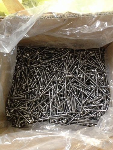 410 Stainless Steel Self Drilling Phillips Panhead Screws #10 x 3 Qty 1,600