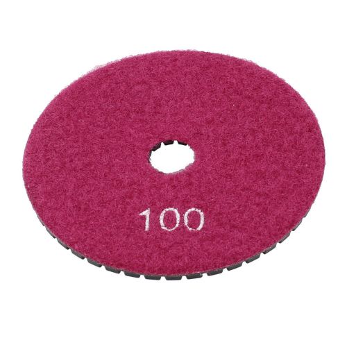 3.9&#034; 100 Grit Diamond Polishing Pad 5mm Thickness for Concrete Marble Granite