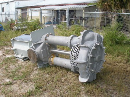 Hazleton pump 10 inch vertical slurry pump solids pump sea water storm water