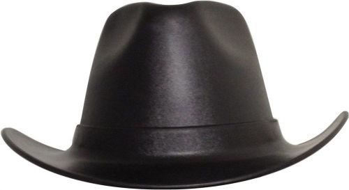 Occunomix Vulcan Series Cowboy Style Hard Hat w/ Ratchet Suspension - BLACK
