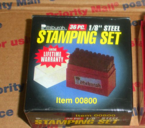 Pittsburgh 36 piece 1/8&#034; steel Stamping Set Item 00800