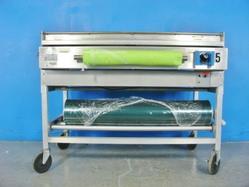 Davis packaging laundry wrapper td-362a 40&#034; dual roll console wrapper for sale