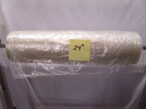 Opened Roll of 400 Dry Cleaning Clear 20&#034; x 24&#034; Poly Garment Bags for Jack Rack