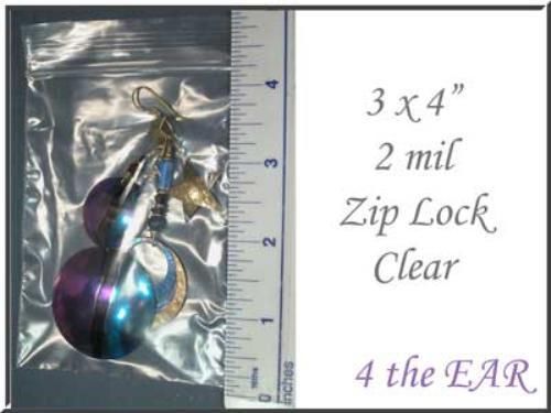 Zip Lock Bags 3&#034; x 4&#034; Clear Recloseable - 200