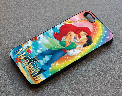 Ariel and Eric Little Mermaid For iPhone 4 5 5C 6 S4 Apple Case Cover