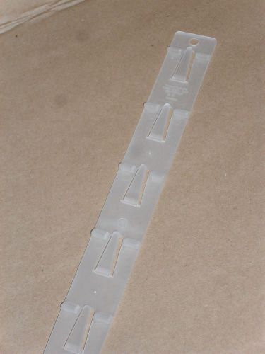 20 NEW Hanging Merchandising Clip Strip Display Plastic 12 items w Metal S Hooks