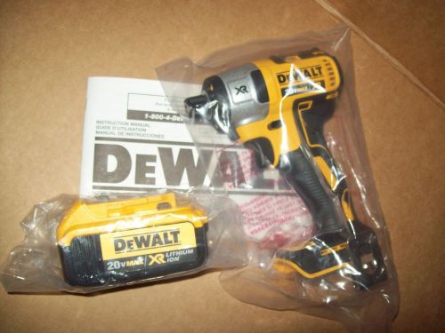 Dewalt dcf886 20v brushless cordless 1/4 impact driver + dcb204 battery 4.0ah for sale