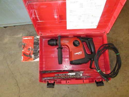 HILTI TE-16C sds-plus 115V corded hammer drill/chipping kit COMBO NICE (353)