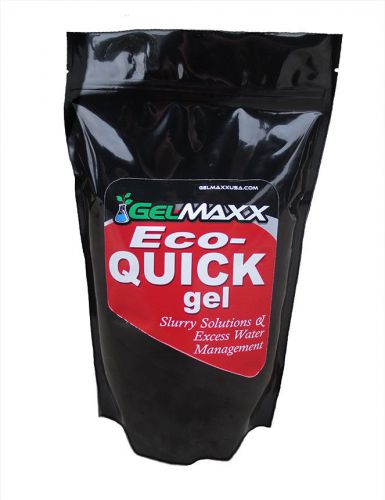 Gelmaxx 2.5 LB ecoquick gel pouch concrete polishing coring absorbs water