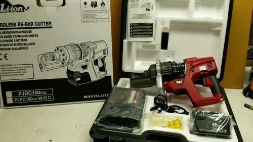 Max pjrc160 cordless rebar cutter 25.2 vt for sale