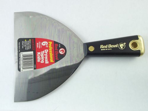 (CS-434) Red Devil Drywall Taping Knife 4200 Pro Series - 6&#034;  Flex Pn:4218