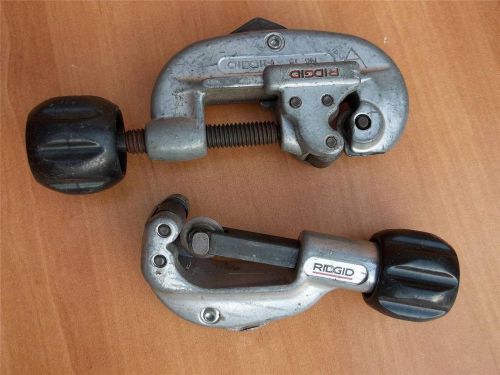 Lot  RIDGID No 15 and 150 TUBING CUTTERS 3/16to 1 1/8