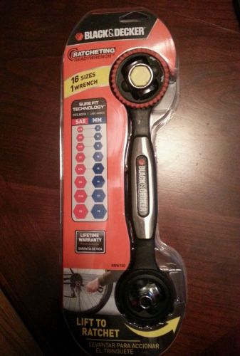 Brand New Black &amp; Decker Ratcheting Ready Wrench
