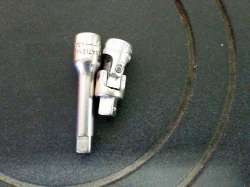 International Harvester 1/4&#034; Drive Universal Joint Swivel Tool and Extension