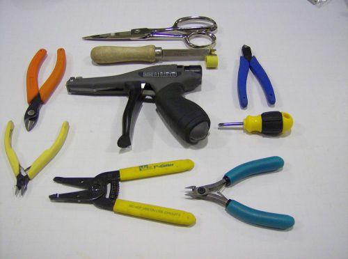 Panduit GTS Zip Tie Wrap Cable Gun Xuron Excelta Lindstrom Wiss Wire Cutters