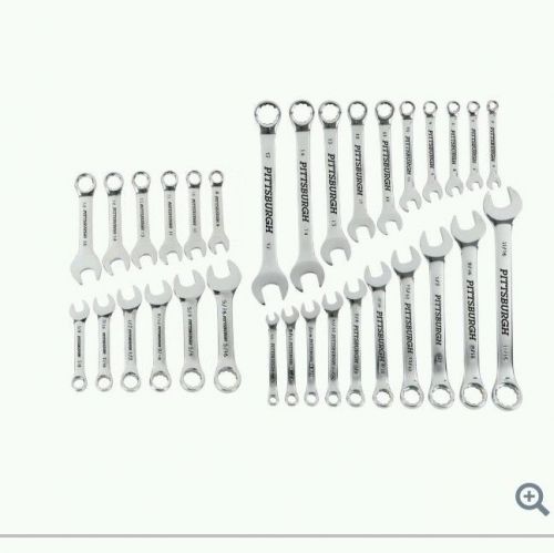 L@@k 32 piece polished sae &amp; metric combination wrench set for sale