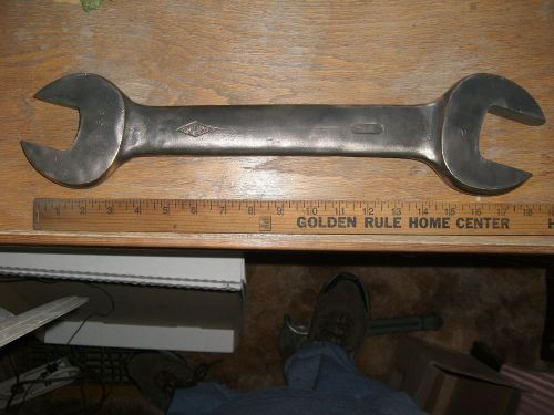 Vintage large brass or bronze ampco wrench 774 open end 2-&#034; and 1-5/8&#034; end for sale