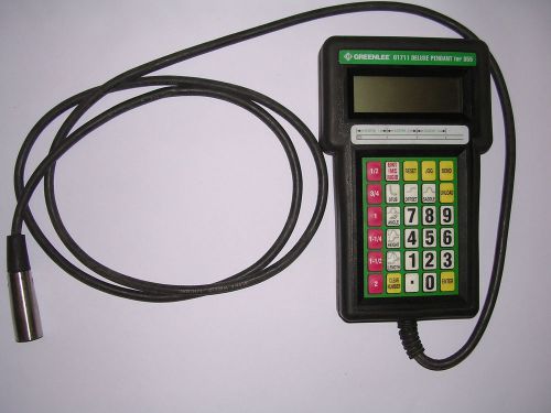 Greenlee 855 deluxe remote computer  controller calculates bend length &amp; offsets for sale