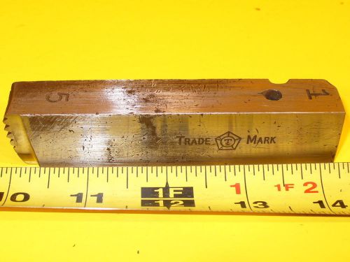 Toledo pipe threading dies big 5&#034; threader die piping tool #1 of set for sale