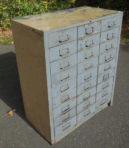 27 Drawer Industrial Steel Cabinet Selling In AS IS Condition A Winter Project