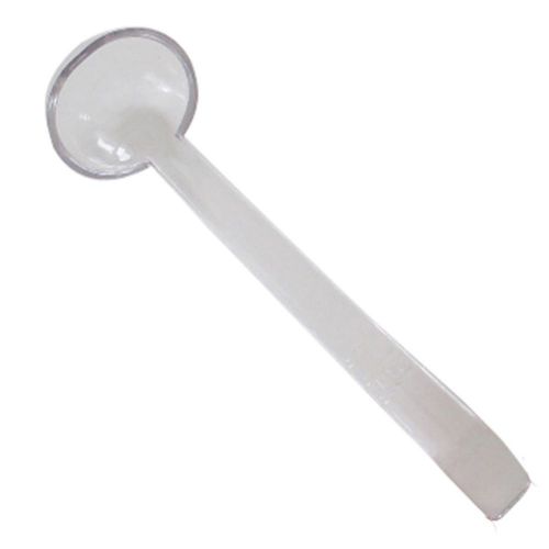 6 pieces 8.5&#034; polycarbonate solid buffet ladle spoon 0.75 oz clear new for sale