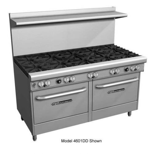 Southbend 4603AA-5L Ultimate Restaurant Range Gas 60&#034; 3 Non-Clog Burners Front &amp;