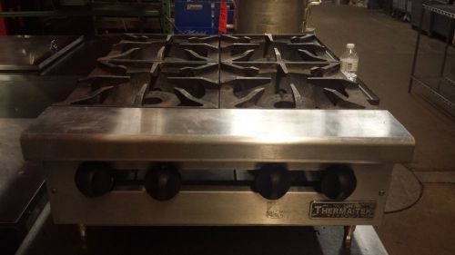 Therma-Tek TCHP24-4 Heavy Duty Commercial Kitchen 24&#034; Hot Plate Countertop Range