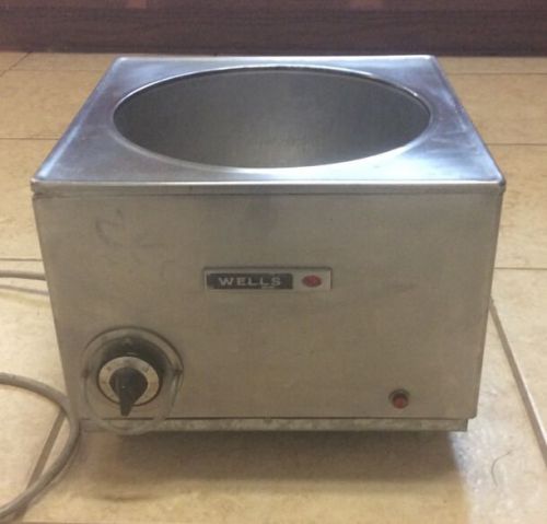 WELLS COMMERCIAL RESTAURANT ELECTRIC HOT FOOD WARMER SOUP STAINLESS SW-10T