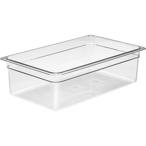 Cambro 1/1 gn food pan, 6&#034; deep, 6pk clear 16cw-135 for sale