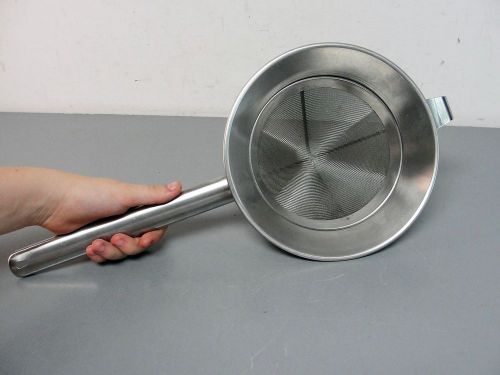 Piazza food strainer stainless steel wire cone restaurant commercial kitchen nsf for sale