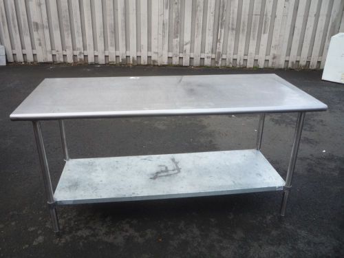 DUKE Stainless Steel 6ft Table with Under shelf ModelNumber 418M Made in USA