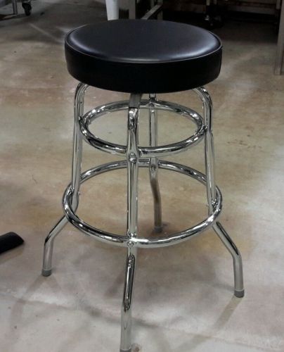 New black double ring bar stool for sale