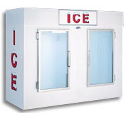 NEW LEER INDOOR L100, AUTO DEFROST GLASS DOORS, ICE MERCHANDISER - 100 CU FT