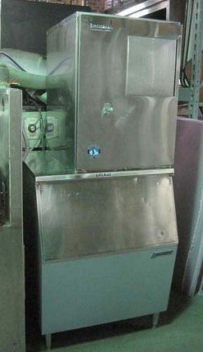 Hoshizaki 440/lbs-daily ice maker machine with storage ice bin km452dwu for sale